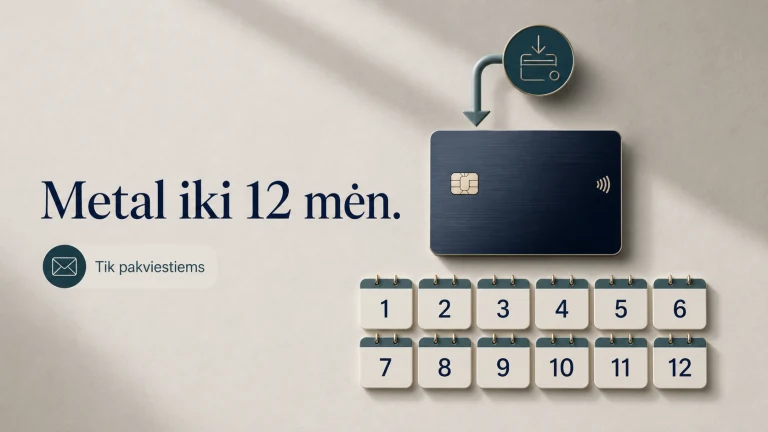Gidai Revolut Metal planas iki 12 mėnesių nemokamai tik pakviestiems klientams
