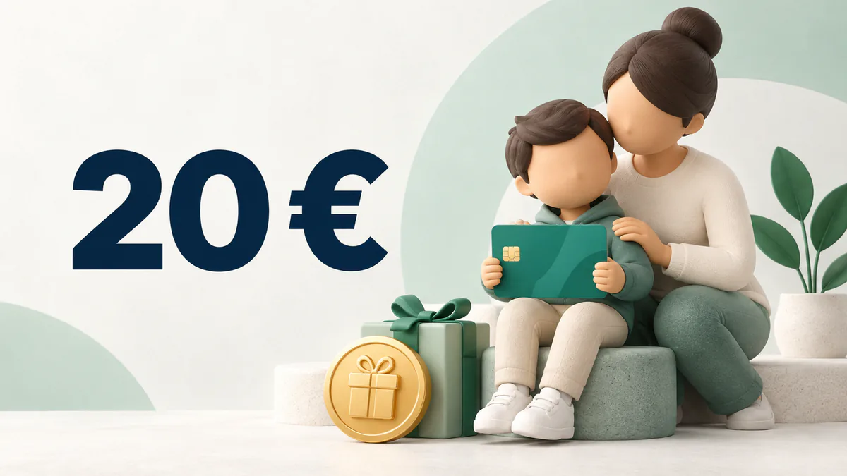 Gidai Luminor 20 € premija vaikui
